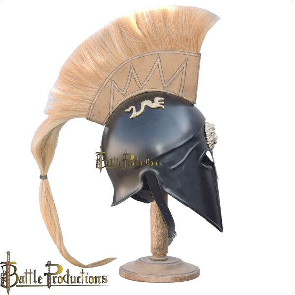 Italo Corinthian Helmet with Plume (BPHL2309) - Image 5