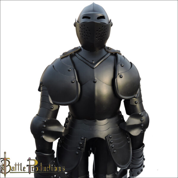 Medieval Knight Mini Black Suit of Armour - Image 2