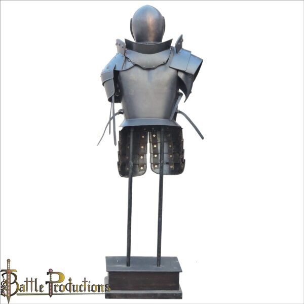 Medieval Black Knight Half Suit of Armour - Image 7