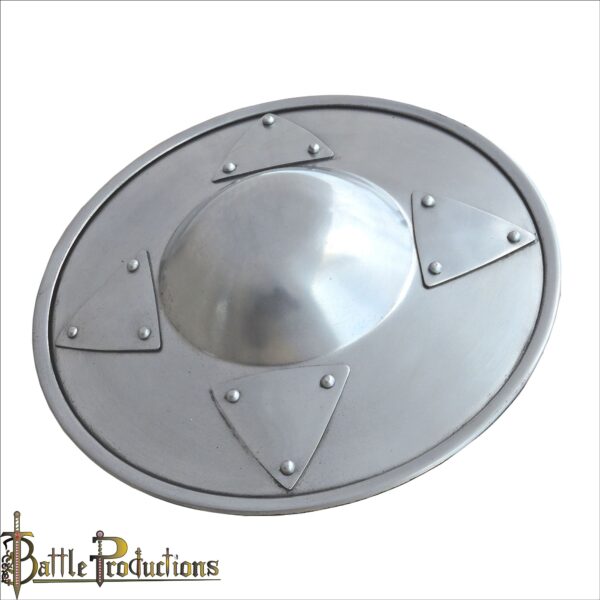 Medieval Steel Buckler Shield - Image 3