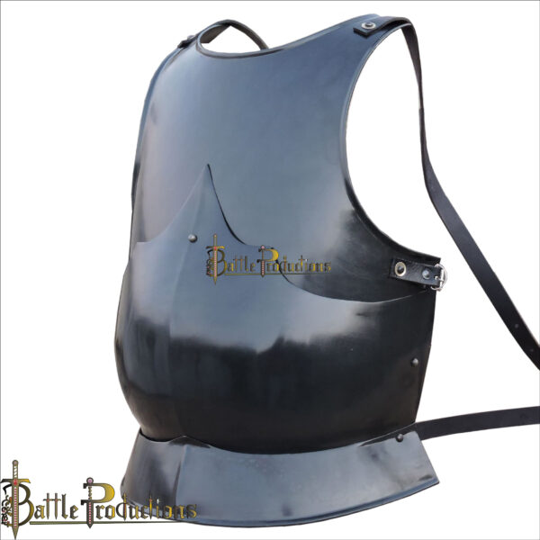 Medieval Gothic Breastplate (Black) (BPBD2908) - Image 3