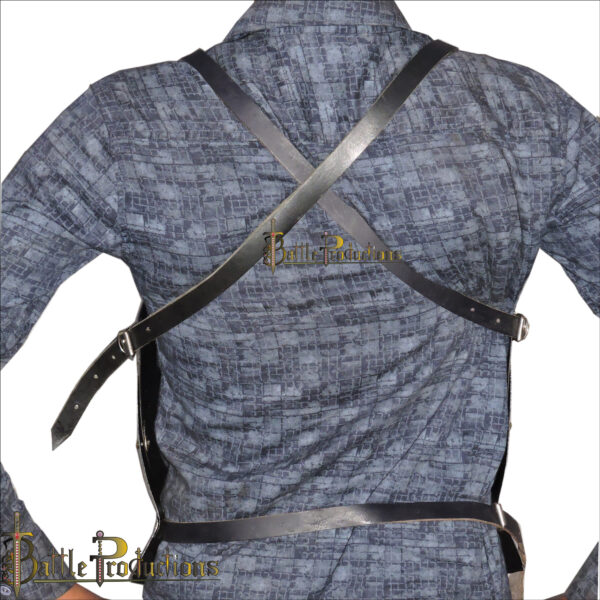 Medieval Gothic Breastplate (Black) (BPBD2908) - Image 4