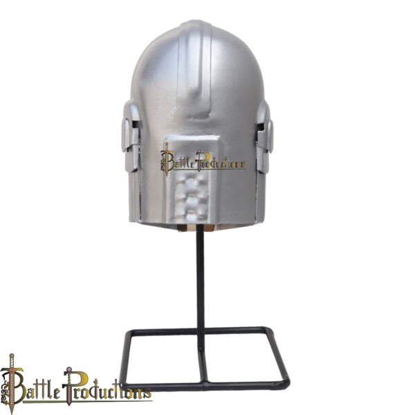 Mini Mandalorian Helmet (Silver) - Image 4