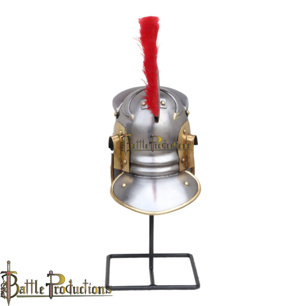 Mini Roman Centurion Helmet with Plume - Image 4