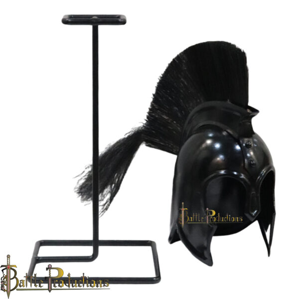 Mini Greek Trojan Helmet (Black) - Image 6