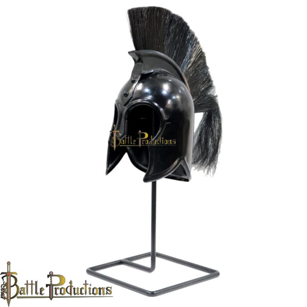 Mini Greek Trojan Helmet (Black) - Image 3