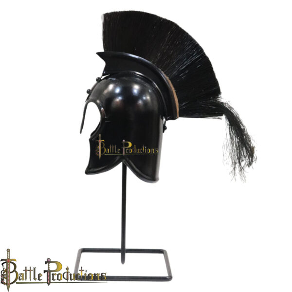 Mini Greek Trojan Helmet (Black) - Image 4