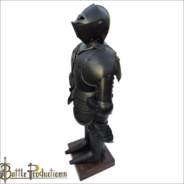 Medieval Knight Mini Black Suit of Armour - Image 5