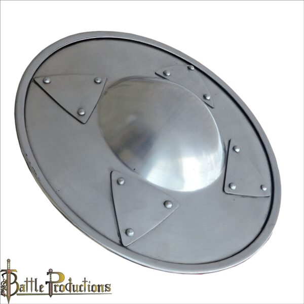 Medieval Steel Buckler Shield - Image 2