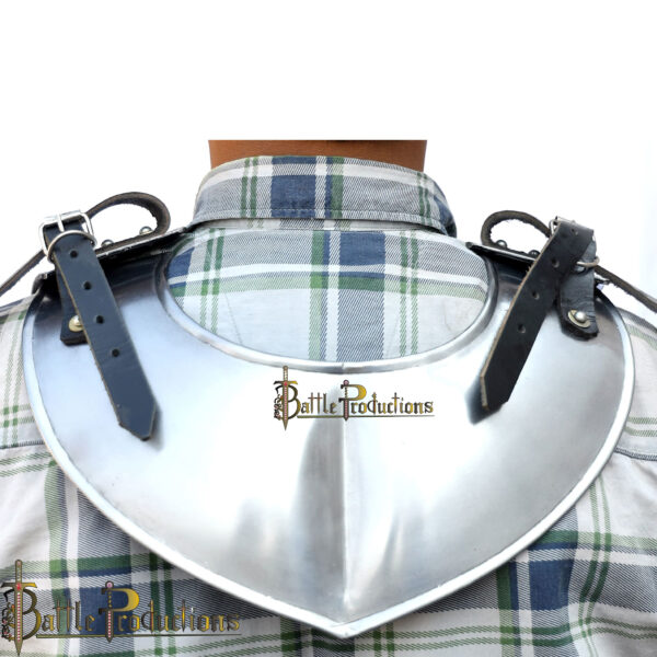 Medieval Knight Steel Gorget (BPGT2515) - Image 4