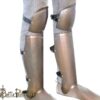 Medieval Antique Greaves with Knee Cops (BPLG2812) - Image 5