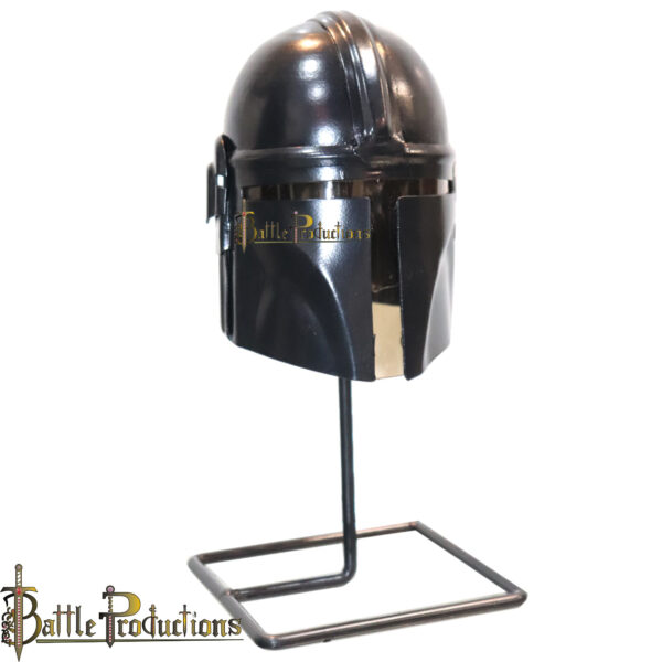 Mini Mandalorian Helmet (Black)