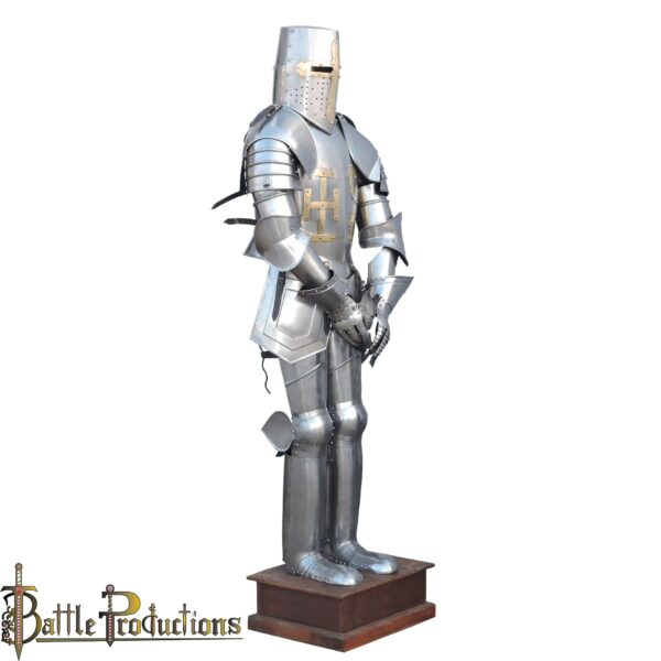 Medieval Knight Templar Suit of Armour - Image 3