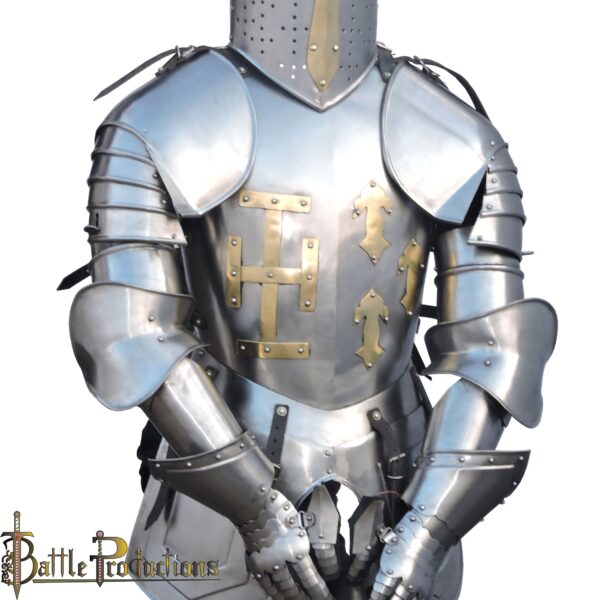 Medieval Knight Templar Suit of Armour - Image 6