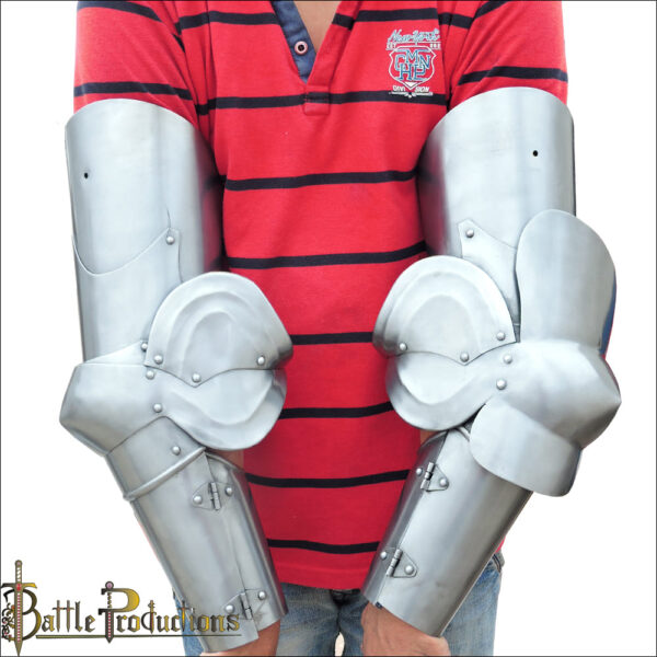 Medieval Gothic Arm Armour, 15 Century (BPBS2753)