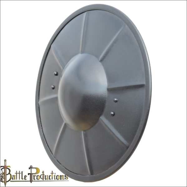 Medieval Fluted Buckler Shield - Image 2