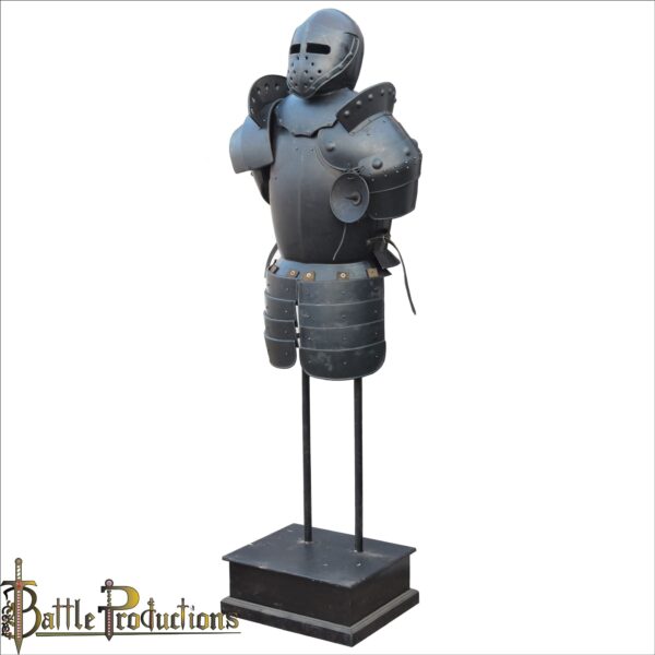 Medieval Black Knight Half Suit of Armour - Image 3