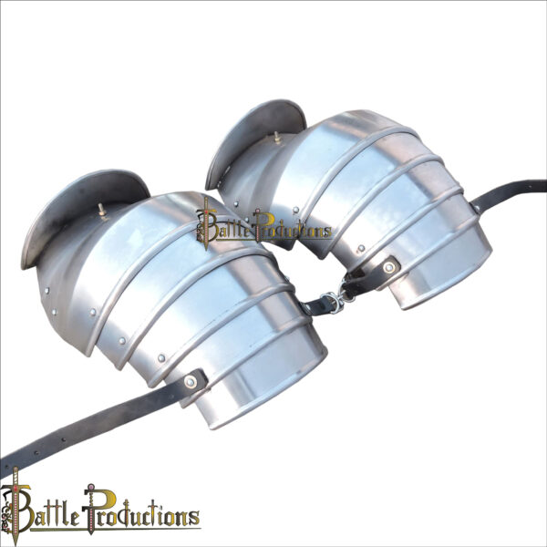 Medieval Warrior Steel Pauldrons (BPPN2614)