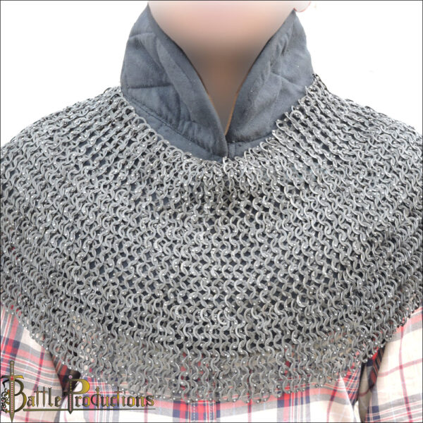 Medieval Riveted Flat Rings Chainmail Aventail