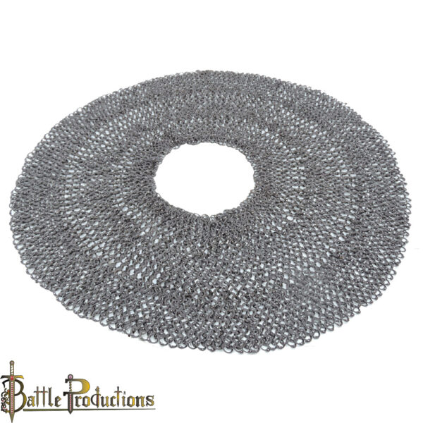 Medieval Riveted Flat Rings Chainmail Aventail - Image 5