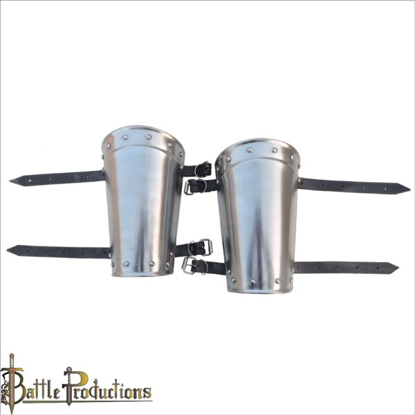 Medieval Warrior Steel Bracers (BPBS2721)