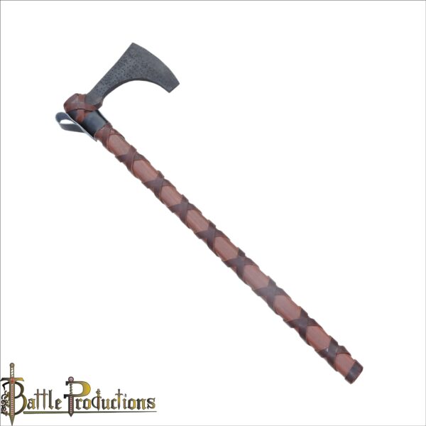 Medieval Fully Functional Viking Dotted Head Axe - Image 3