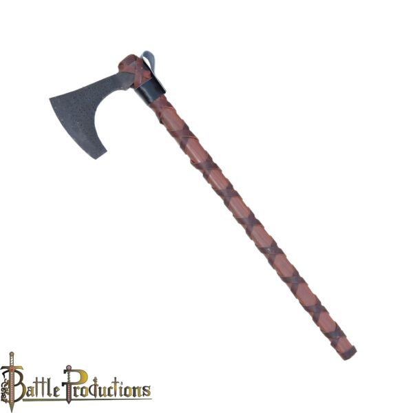 Medieval Fully Functional Viking Dotted Head Axe