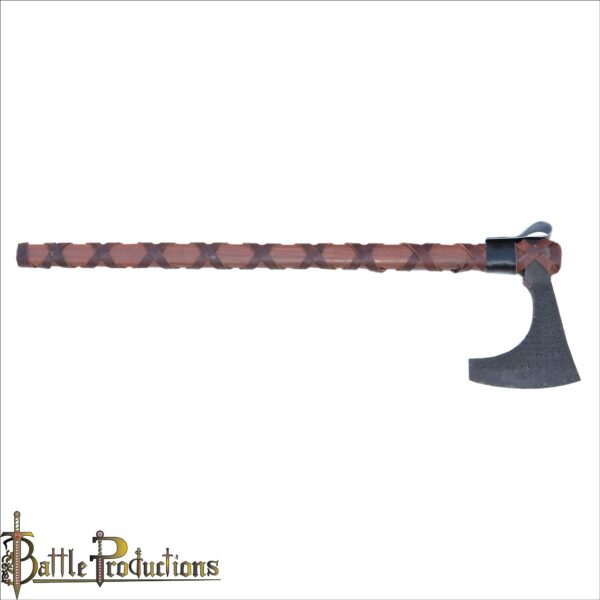 Medieval Fully Functional Viking Dotted Head Axe - Image 4