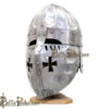 Fantasy Crusader SCA Armor Helmet  (Polished) (BPHL2383) - Image 2