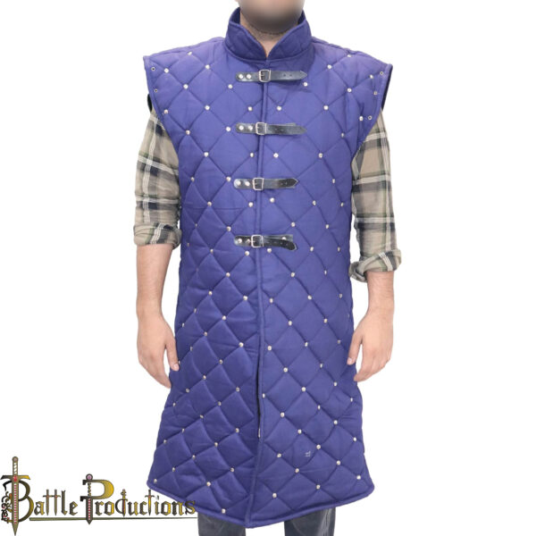 Medieval Gambeson Full-Length Padded Armor Jacket