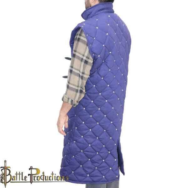 Medieval Gambeson Full-Length Padded Armor Jacket - Image 3