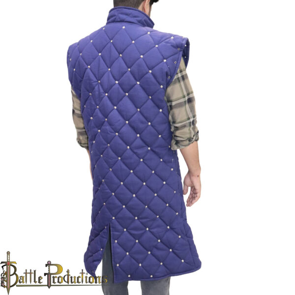 Medieval Gambeson Full-Length Padded Armor Jacket - Image 5
