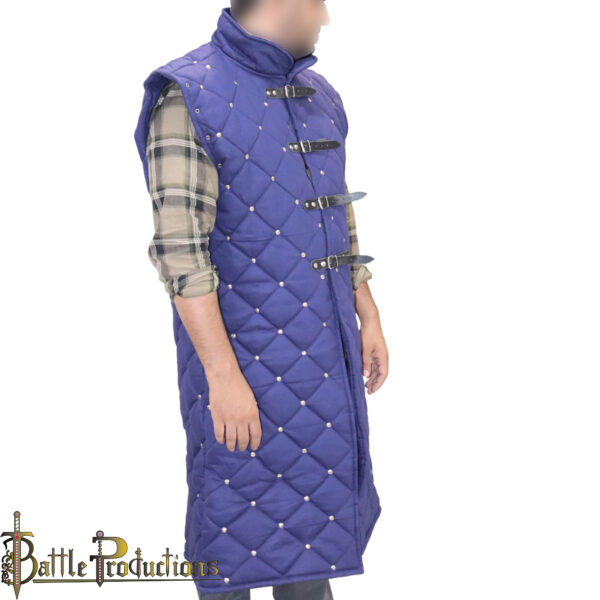 Medieval Gambeson Full-Length Padded Armor Jacket - Image 2