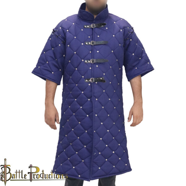 Medieval Gambeson Full-Length Padded Armor Jacket - Image 2