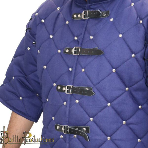 Medieval Gambeson Full-Length Padded Armor Jacket - Image 11