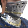 Medieval Knight Burgonet Bevor - Image 9