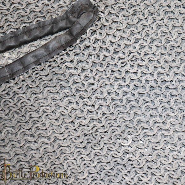 Medieval Flat Ring Riveted Chainmail Shirt - Image 5