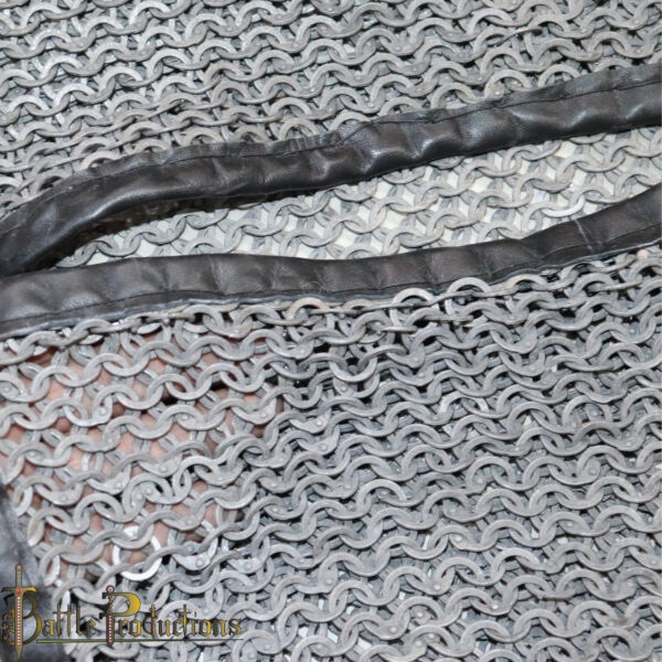 Medieval Flat Ring Riveted Chainmail Shirt - Image 4