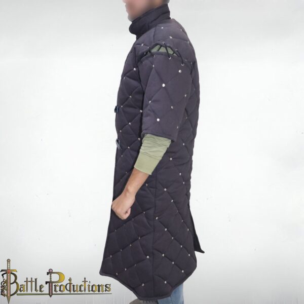 Medieval Gambeson Full-Length Padded Armor Jacket - Image 4