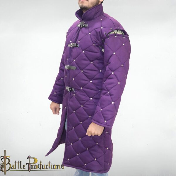 Medieval Full-Sleeves Padded Gambeson - Image 3