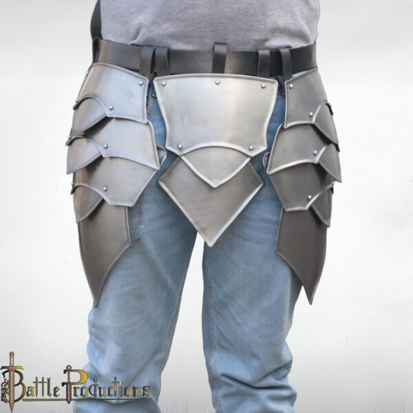 Medieval Steel Tassets – Articulated Thigh Armor - Image 5