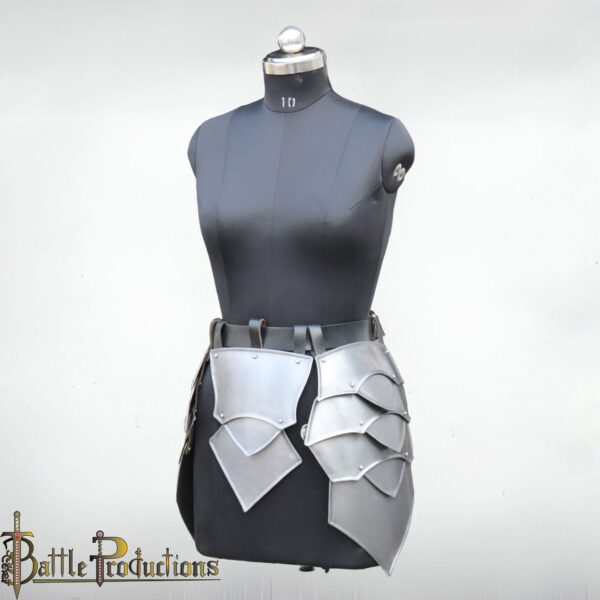 Medieval Steel Tassets – Articulated Thigh Armor - Image 3