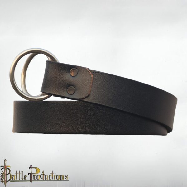 Medieval Leather Belt – Premium Full-Grain Leather for Reenactments, Cosplay