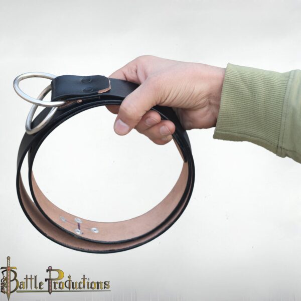 Medieval Leather Belt – Premium Full-Grain Leather for Reenactments, Cosplay - Image 3