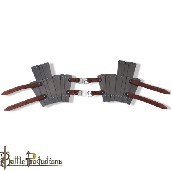 Medieval Viking Splinted Bracers - Image 2