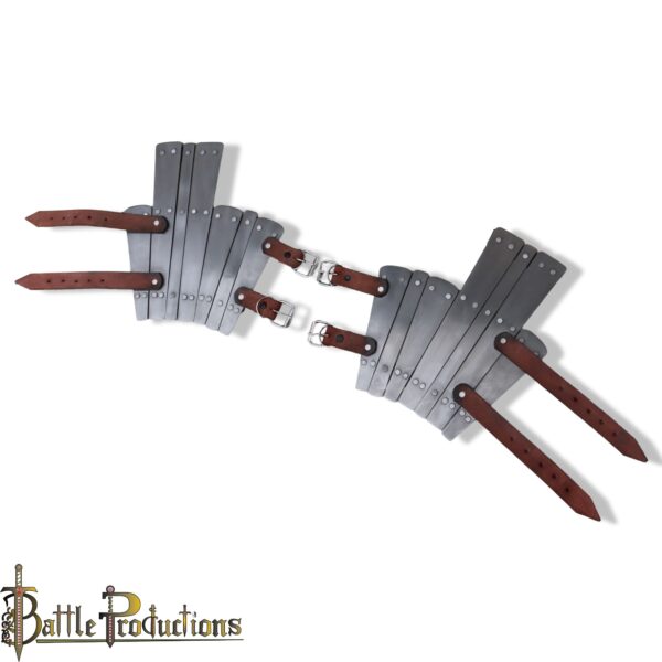 Medieval Viking Splinted Bracers - Image 3