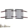 Medieval Splinted Steel Greaves - Image 6