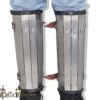 Medieval Splinted Steel Greaves