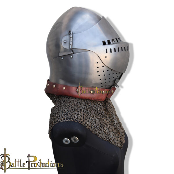 Medieval Armet Helmet - Image 3