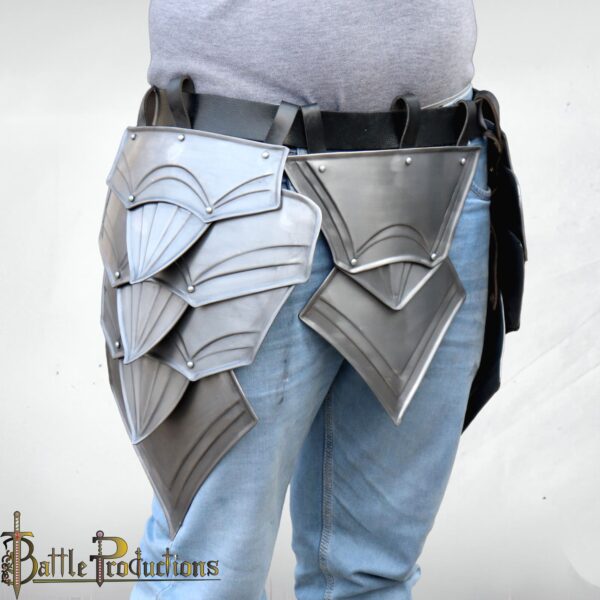 Medieval Steel Tassets – Articulated Thigh Armor - Image 5